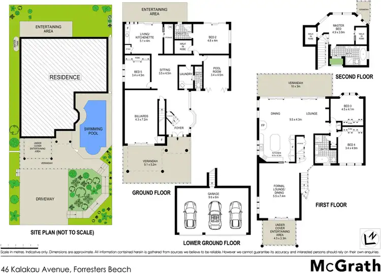 Floorplan of Homely house listing, 46 Kalakau Avenue, Forresters Beach NSW 2260