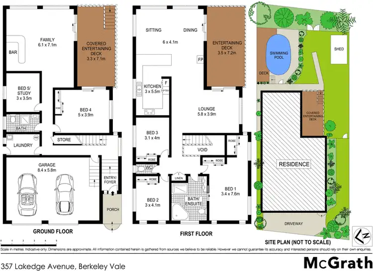 Floorplan of Homely house listing, 357 Lakedge Avenue, Berkeley Vale NSW 2261
