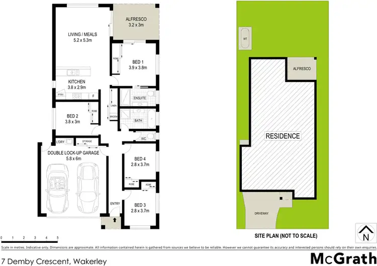 Floorplan of Homely house listing, 7 Demby Crescent, Wakerley QLD 4154