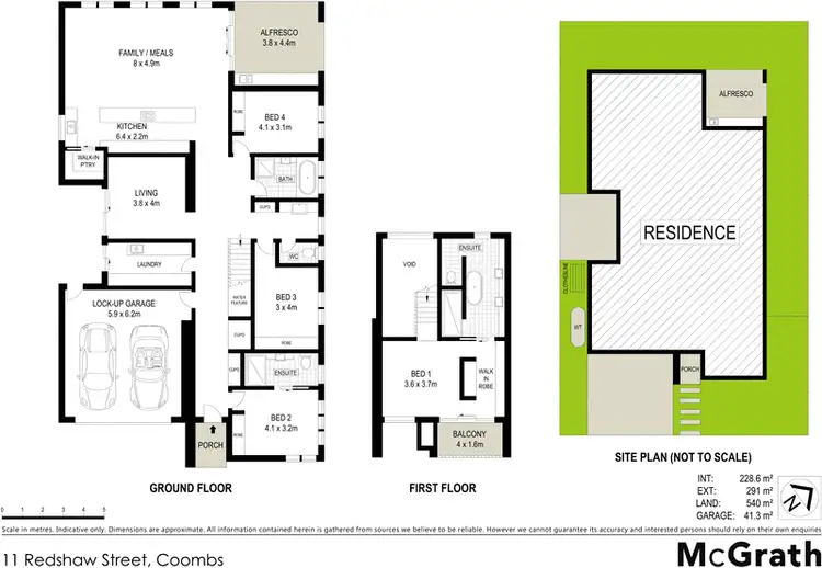 Floorplan of Homely house listing, 11 Redshaw Street, Coombs ACT 2611