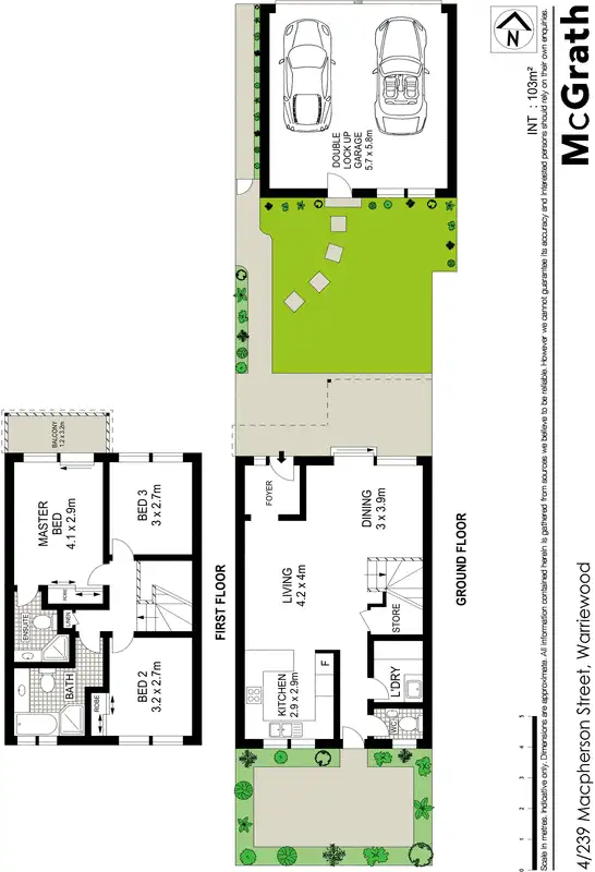 Floorplan of Homely apartment listing, 4/239 Macpherson Street, Warriewood NSW 2102