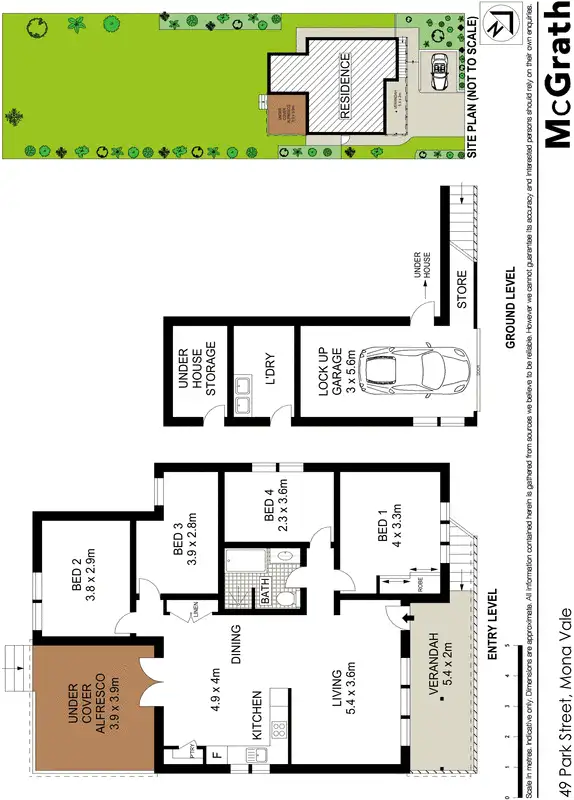 Floorplan of Homely house listing, 49 Park Street, Mona Vale NSW 2103