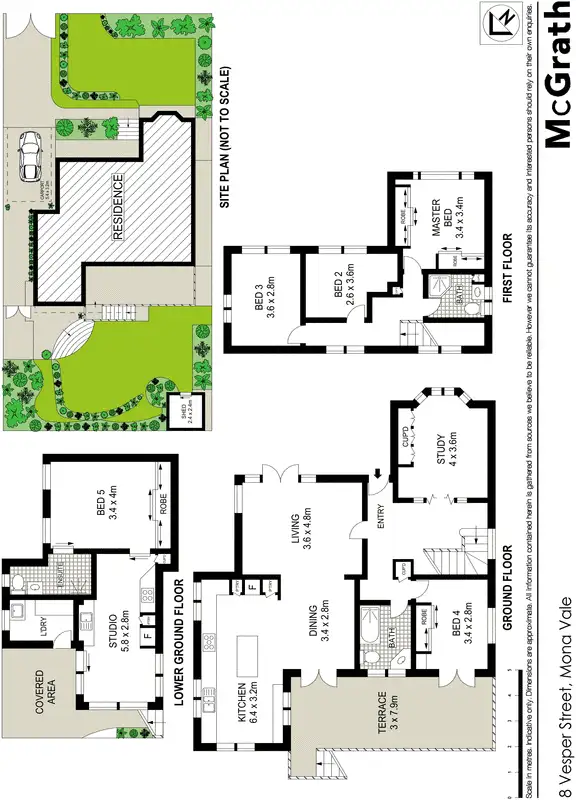 Floorplan of Homely house listing, 8 Vesper Street, Mona Vale NSW 2103