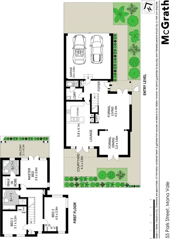 Floorplan of Homely townhouse listing, 55 Park Street, Mona Vale NSW 2103