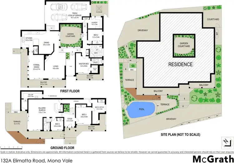 Floorplan of Homely house listing, 132A Elimatta Road, Mona Vale NSW 2103