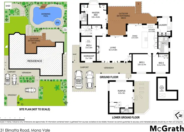 Floorplan of Homely house listing, 31 Elimatta Road, Mona Vale NSW 2103