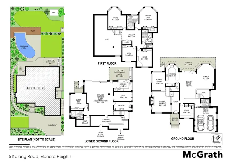 Floorplan of Homely house listing, 5 Kalang Road, Elanora Heights NSW 2101