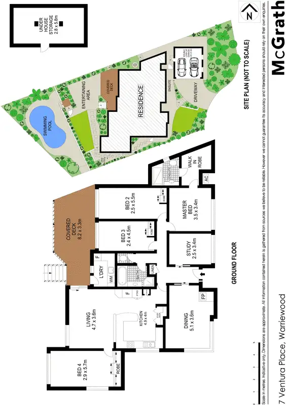 Floorplan of Homely house listing, 7 Ventura Place, Warriewood NSW 2102