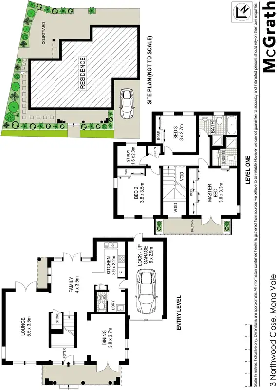 Floorplan of Homely townhouse listing, 3 Northwood Close, Mona Vale NSW 2103