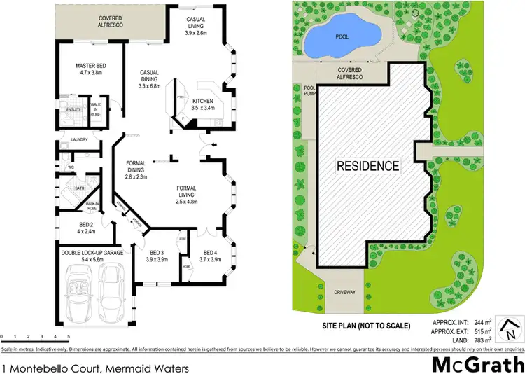 Floorplan of Homely house listing, 1 Montebello Court, Mermaid Waters QLD 4218