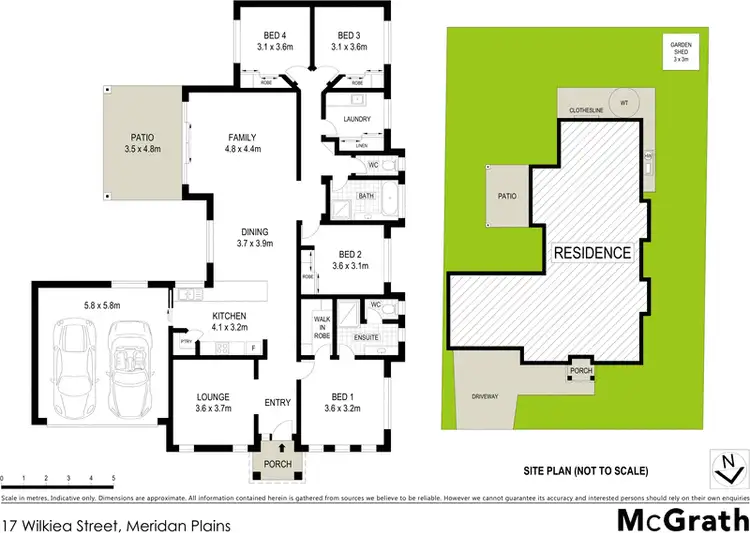 Floorplan of Homely house listing, 17 Wilkiea Street, Meridan Plains QLD 4551