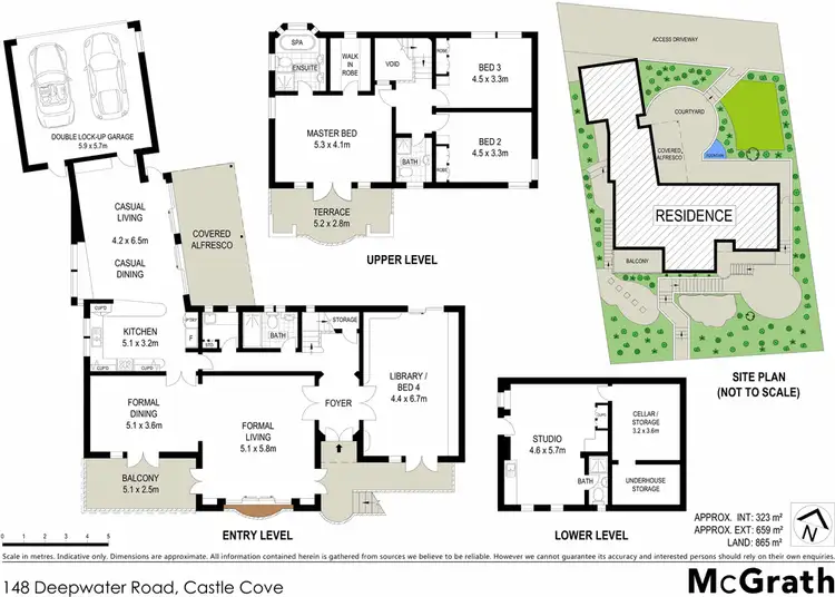 Floorplan of Homely house listing, 148 Deepwater Road, Castle Cove NSW 2069