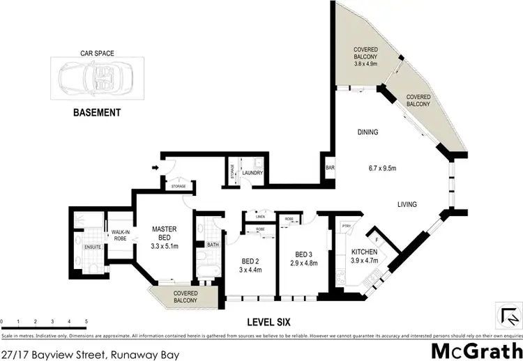 Floorplan of Homely apartment listing, 27/17 Bayview Street, Runaway Bay QLD 4216