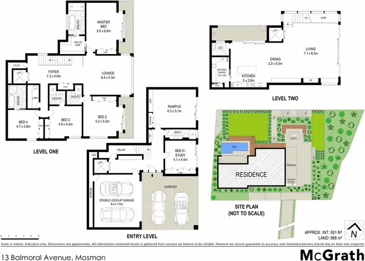 Floorplan of Homely house listing, 13 Balmoral Avenue, Mosman NSW 2088