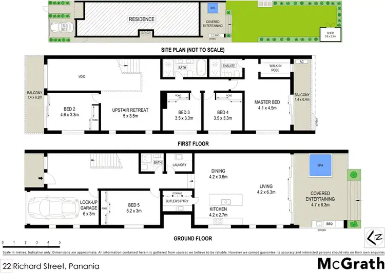 Floorplan of Homely house listing, 22 Richard Street, Panania NSW 2213