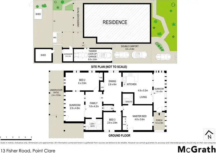Floorplan of Homely house listing, 13 Fisher Road, Point Clare NSW 2250