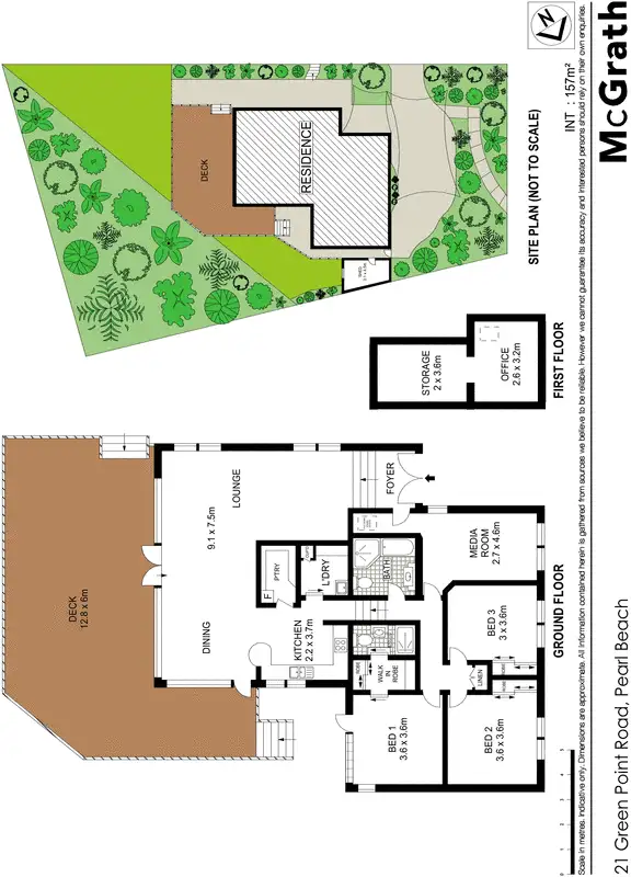 Floorplan of Homely house listing, 21 Green Point Road, Pearl Beach NSW 2256