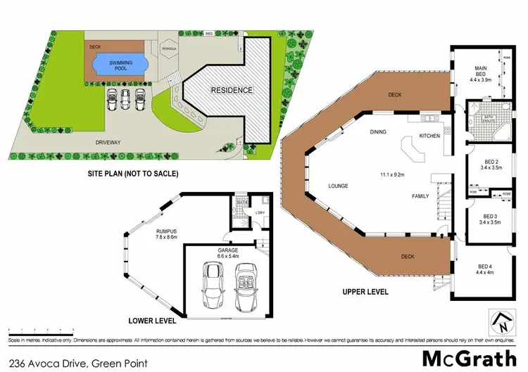Floorplan of Homely house listing, 236 Avoca Drive, Green Point NSW 2251