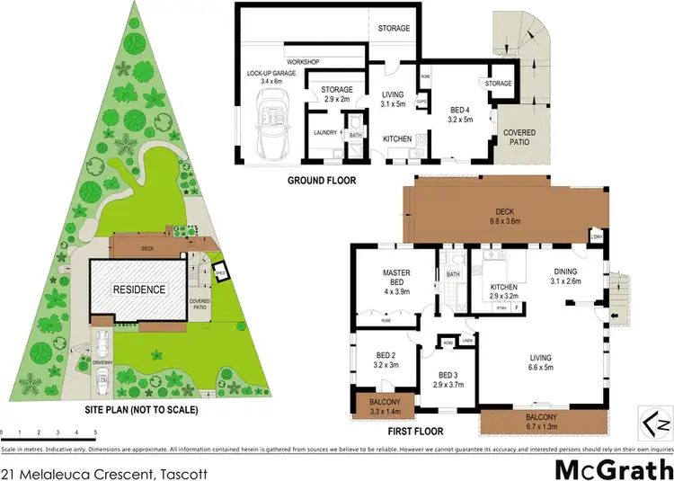 Floorplan of Homely house listing, 21 Melaleuca Crescent, Tascott NSW 2250