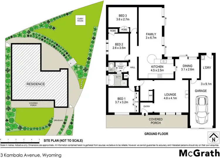 Floorplan of Homely house listing, 3 Kambala Close, Wyoming NSW 2250