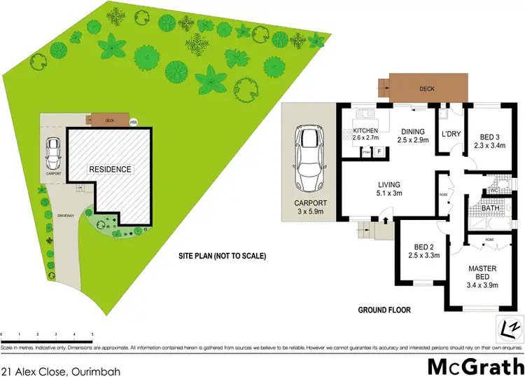 Floorplan of Homely house listing, 21 Alex Close, Ourimbah NSW 2258