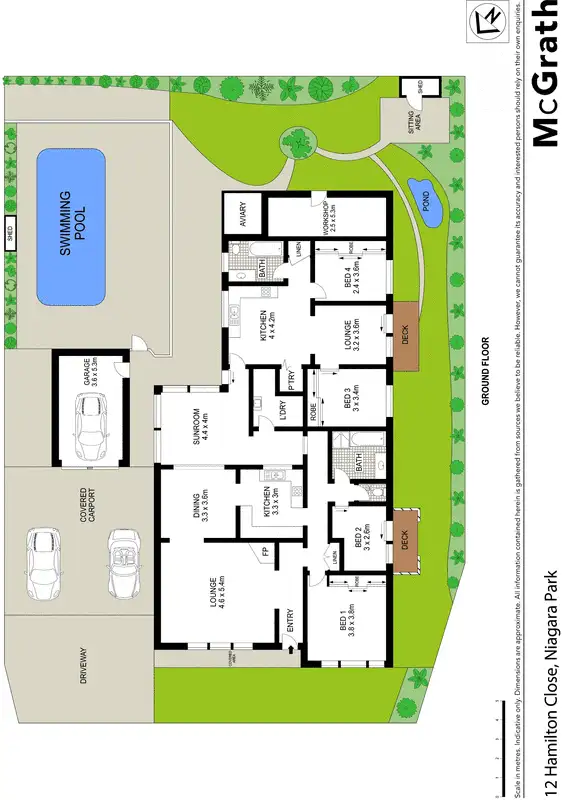 Floorplan of Homely house listing, 12 Hamilton Close, Niagara Park NSW 2250