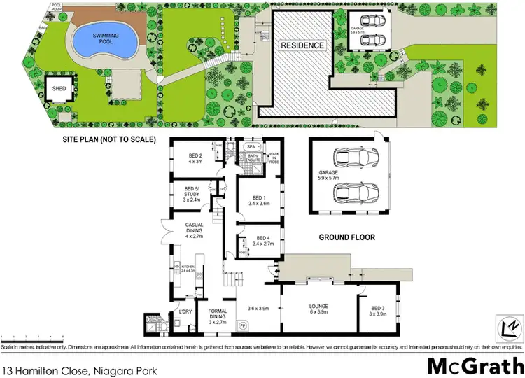 Floorplan of Homely house listing, 13 Hamilton Close, Niagara Park NSW 2250