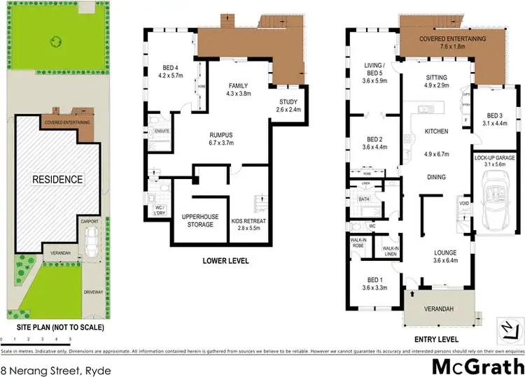 Floorplan of Homely house listing, 8 Nerang Street, Ryde NSW 2112