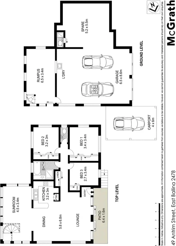 Floorplan of Homely house listing, 49 Antrim Street, East Ballina NSW 2478