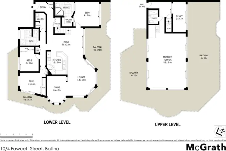 Floorplan of Homely apartment listing, 10/4 Fawcett Street, Ballina NSW 2478