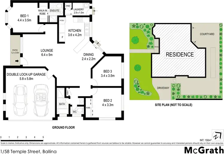 Floorplan of Homely villa listing, 1/58 Temple Street, Ballina NSW 2478