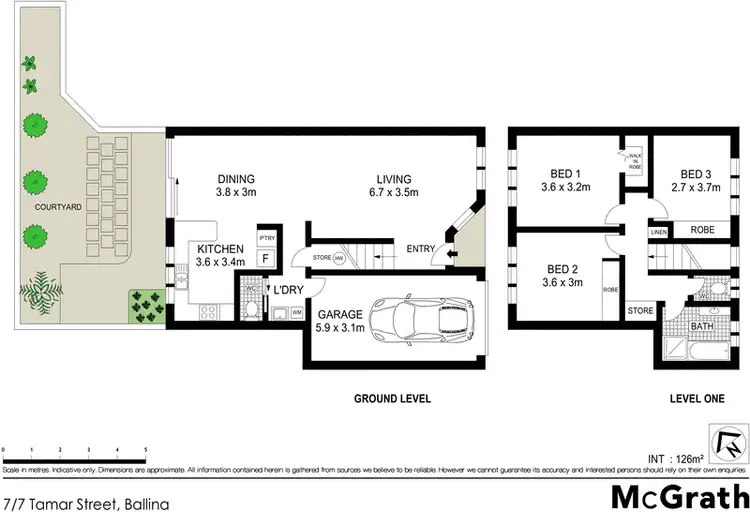 Floorplan of Homely townhouse listing, 7/7 Tamar Street, Ballina NSW 2478