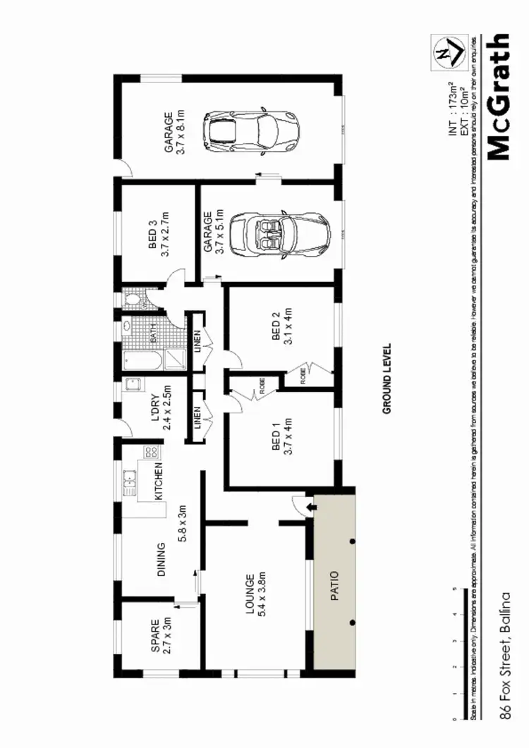 Floorplan of Homely house listing, 86 Fox Street, Ballina NSW 2478