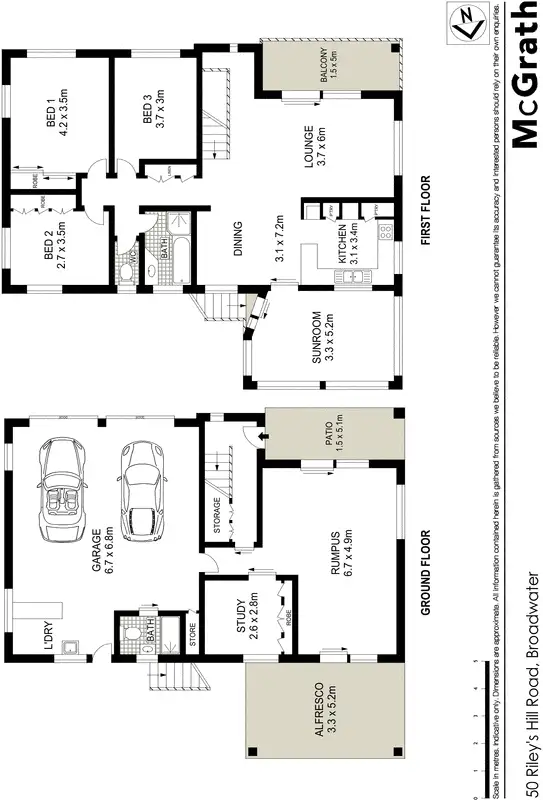 Floorplan of Homely house listing, 50 Rileys Hill Road, Broadwater NSW 2472