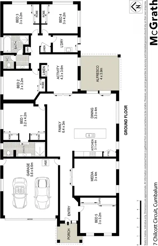 Floorplan of Homely house listing, 7 Chilcott Circuit, Cumbalum NSW 2478