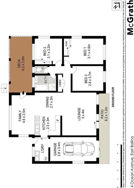 Floorplan of Homely house listing, 4 Ocean Avenue, East Ballina NSW 2478