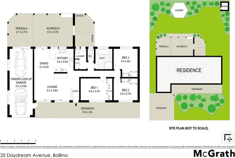 Floorplan of Homely house listing, 25 Daydream Avenue, Ballina NSW 2478
