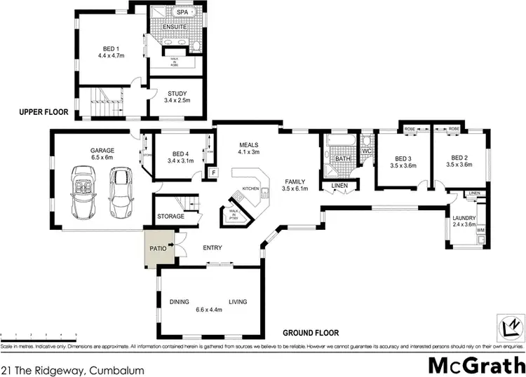 Floorplan of Homely house listing, 21 The Ridgeway, Cumbalum NSW 2478