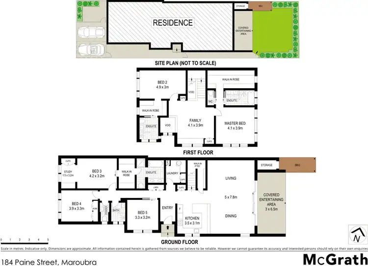 Floorplan of Homely house listing, 184 Paine Street, Maroubra NSW 2035