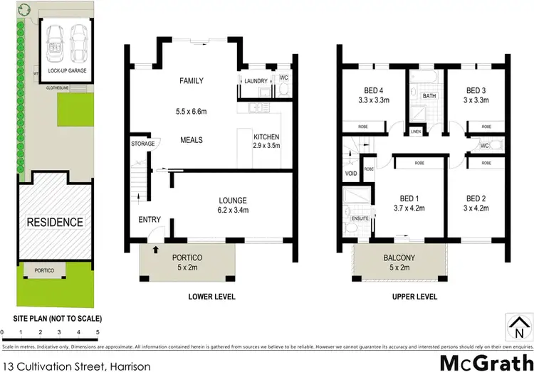 Floorplan of Homely house listing, 13 Cultivation Street, Harrison ACT 2914