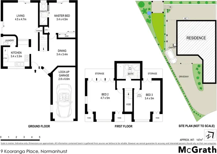 Floorplan of Homely townhouse listing, 9 Kooranga Place, Normanhurst NSW 2076