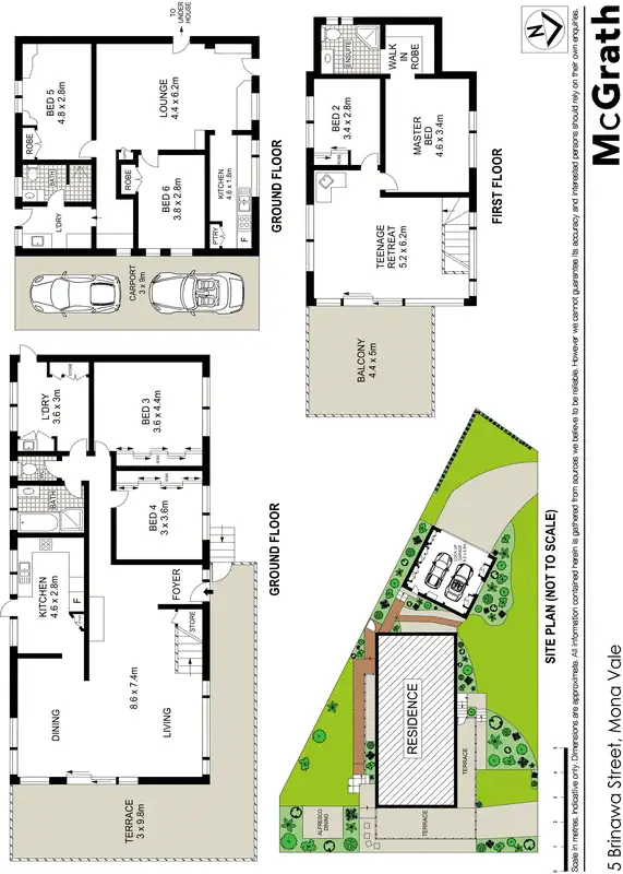 Floorplan of Homely house listing, 5 Brinawa Street, Mona Vale NSW 2103