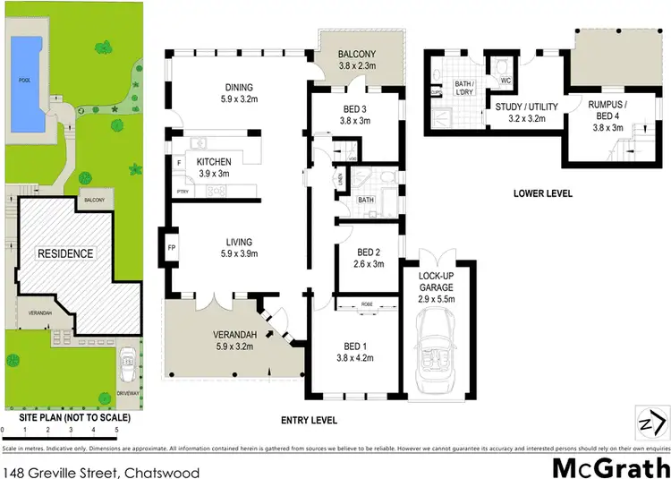 Floorplan of Homely house listing, 148 Greville Street, Chatswood NSW 2067