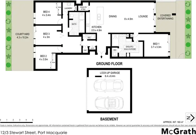 Floorplan of Homely apartment listing, 12/3 Stewart Street, Port Macquarie NSW 2444