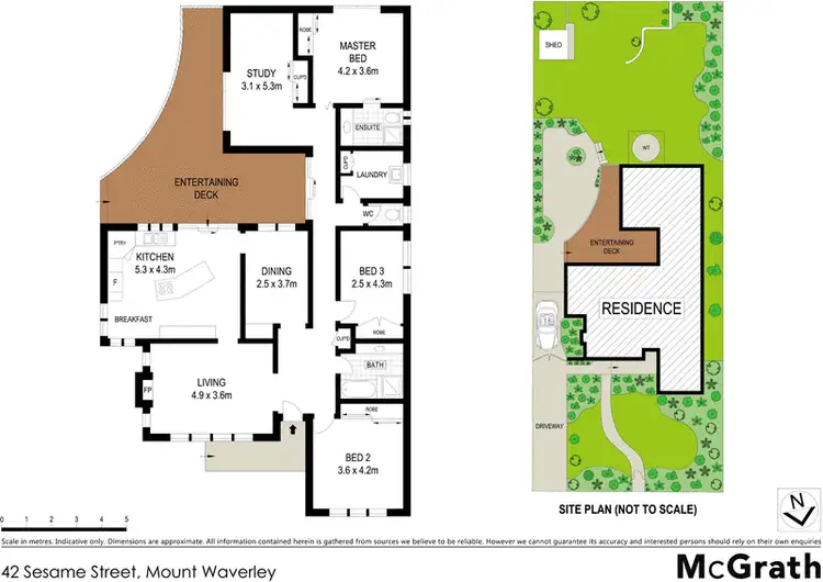 Floorplan of Homely house listing, 42 Sesame Street, Mount Waverley VIC 3149