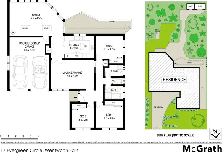 Floorplan of Homely house listing, 17 Evergreen Circle, Wentworth Falls NSW 2782