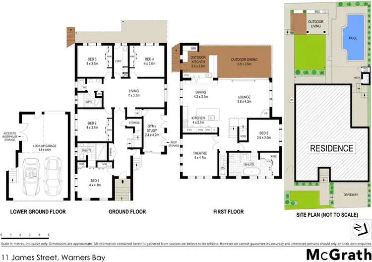 Floorplan of Homely house listing, 11 James Street, Warners Bay NSW 2282