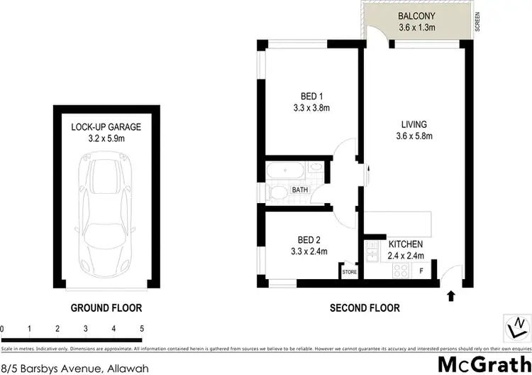 Floorplan of Homely apartment listing, 8/5 Barsbys Avenue, Allawah NSW 2218