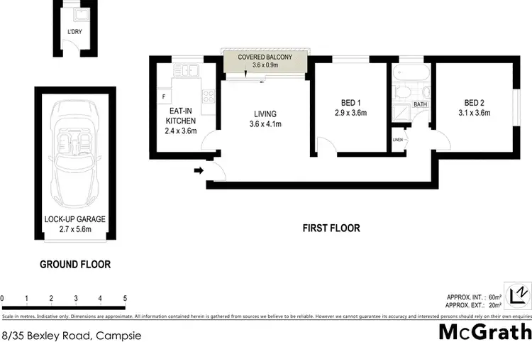 Floorplan of Homely apartment listing, 8/35 Bexley Road, Campsie NSW 2194