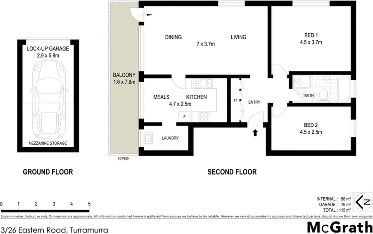 Floorplan of Homely apartment listing, 3/26 Eastern Road, Turramurra NSW 2074